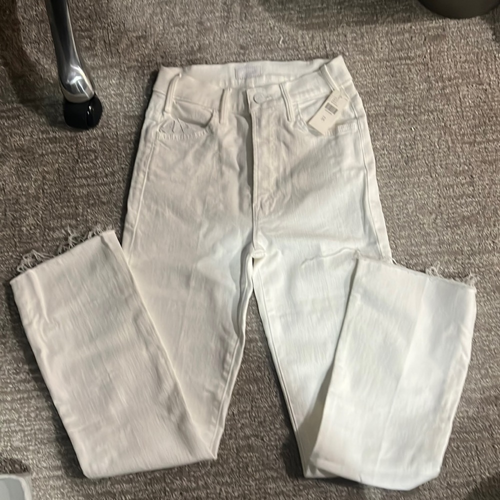 White anthropology jeans size 24